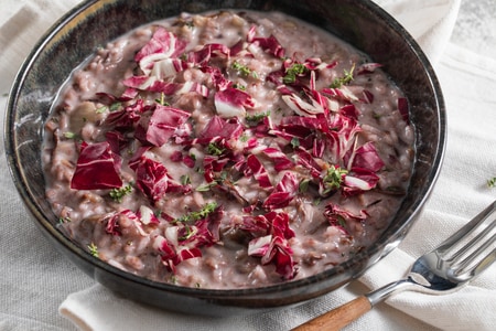 Risotto à la chicorée