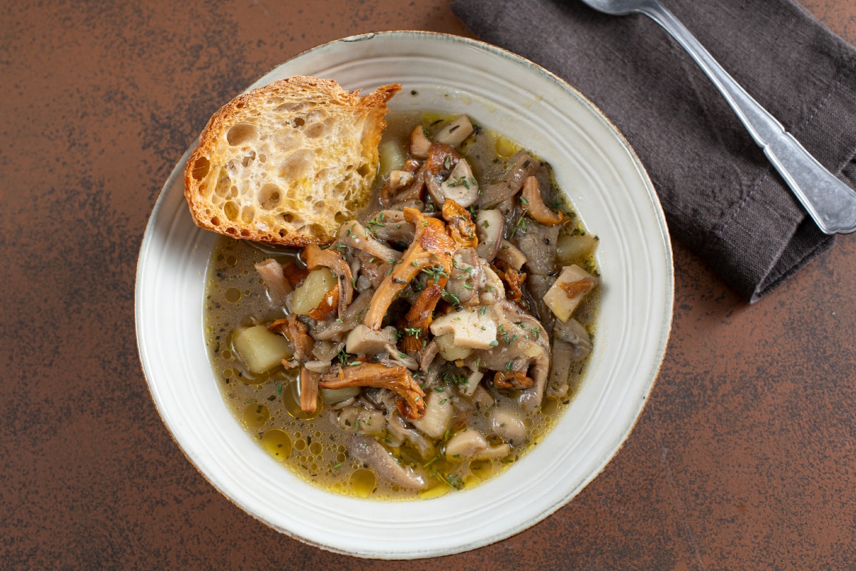 Soupe aux champignons