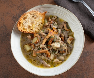 Soupe aux champignons
