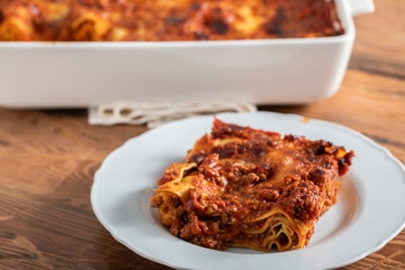 Lasagnes sans béchamel
