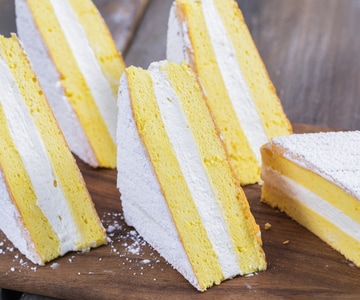 Gâteau sandwich à la crème de mascarpone