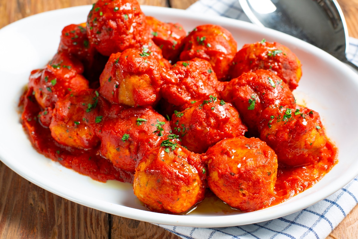 Boulettes d'espadon à la sauce
