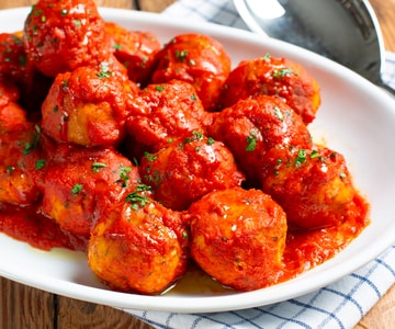 Boulettes d'espadon à la sauce