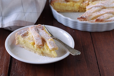 Tarte à la crème pâtissière