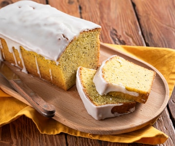 Gâteau au citron et aux graines de pavot