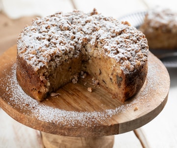 Tarte aux pommes avec crumble