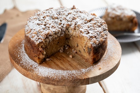 Tarte aux pommes avec crumble