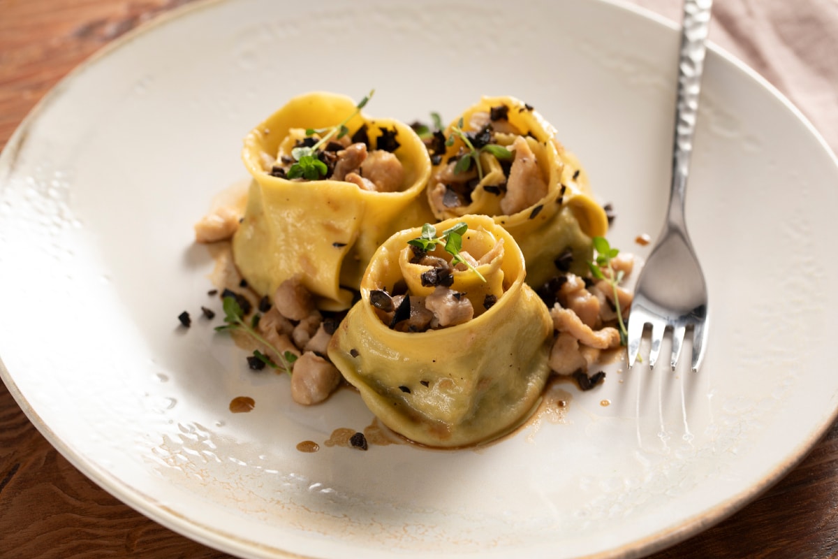 Pappardelle farcies au ragoût de lapin