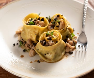 Pappardelle farcies au ragoût de lapin
