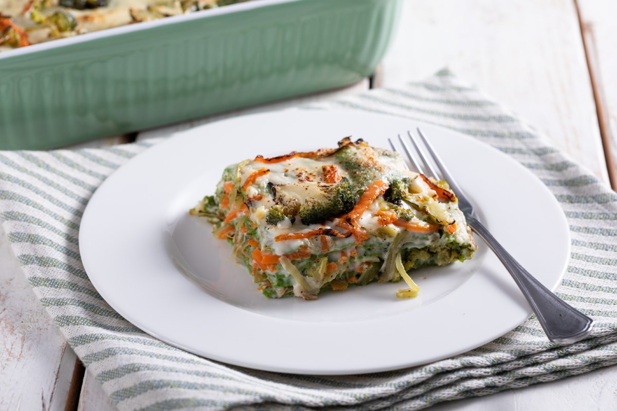 Lasagnes de crêpes aux légumes