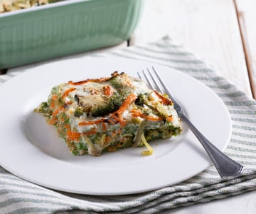 Lasagnes de crêpes aux légumes