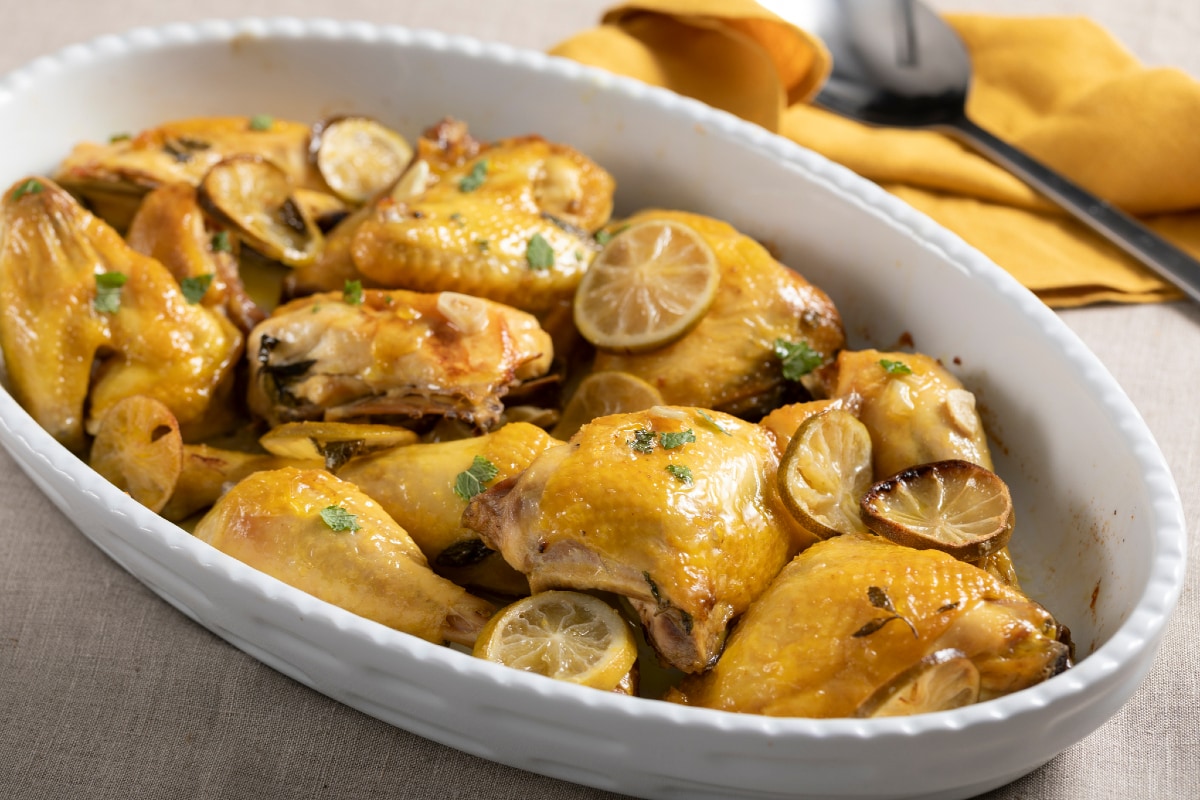 Poulet lime et menthe
