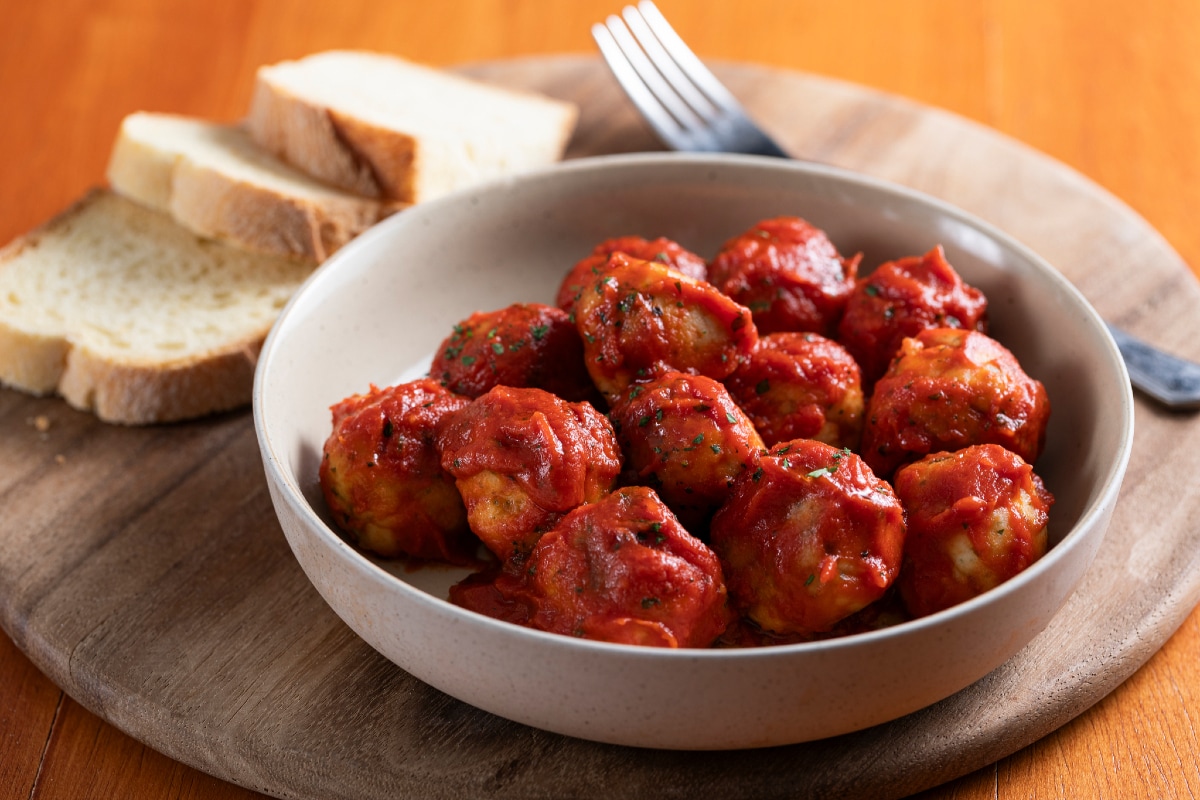 Boulettes de cabillaud à la sauce