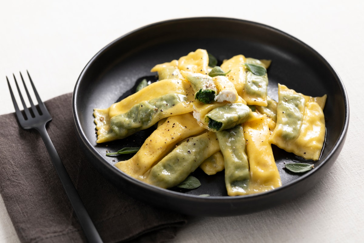 Raviolis à double farce