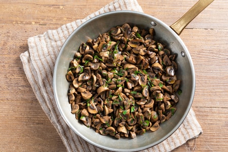 Champignons de Paris à la poêle