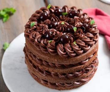 Gâteau au chocolat et aux cerises avec Bimby®