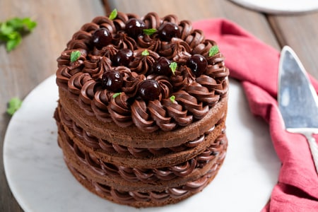 Gâteau au chocolat et aux cerises avec Bimby®