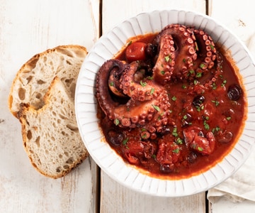 Poulpe à la luciana