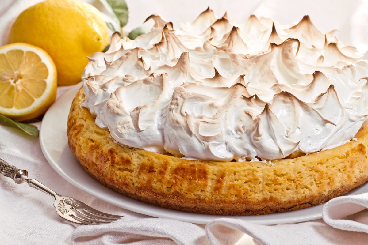 Cheesecake au citron meringuée