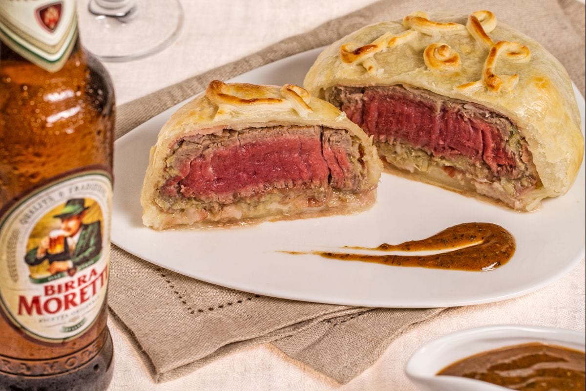 Filet de boeuf en croûte à la bière