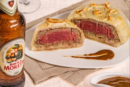Filet de boeuf en croûte à la bière
