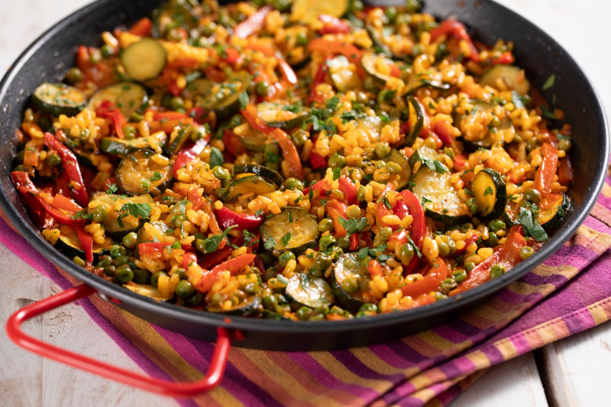 Paella végétarienne