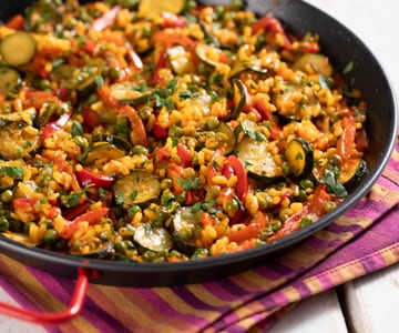 Paella végétarienne