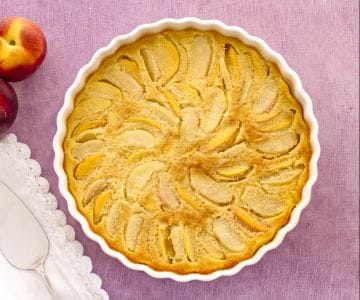 Clafoutis aux pêches