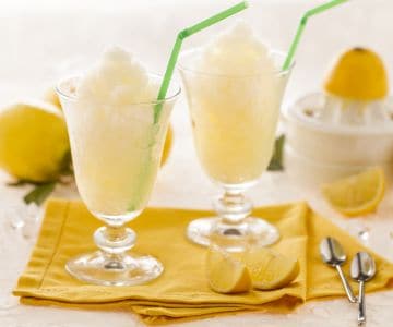 Granité au citron sans sorbetière