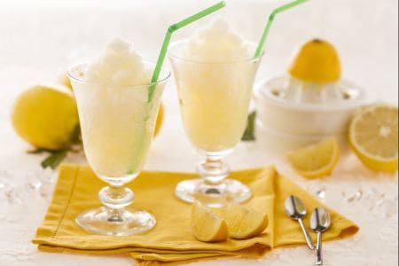 Granité au citron sans sorbetière