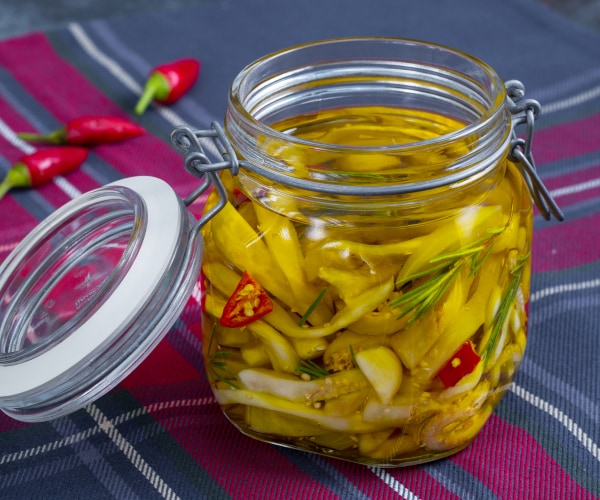 Aubergines à l'huile
