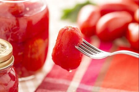 Tomates pelées