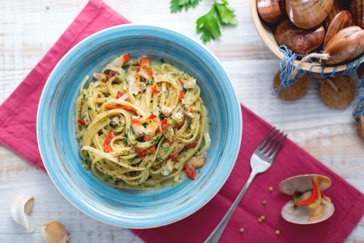 Linguine aux fasolaro
