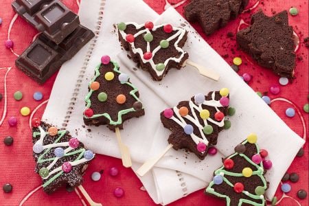Sapins de Noël brownies