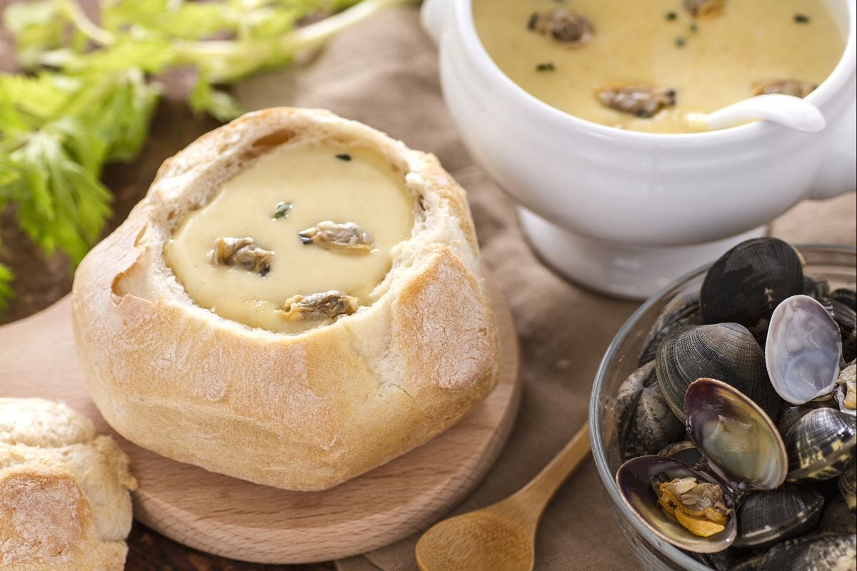 Soupe de palourdes de la Nouvelle-Angleterre