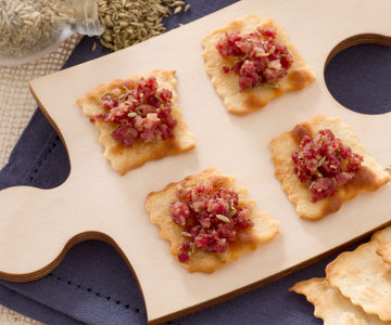 Feuilletés classiques aux miettes de saucisse