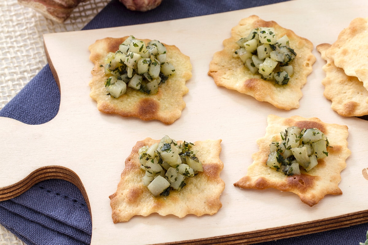 Feuilletés au topinambour trifolati