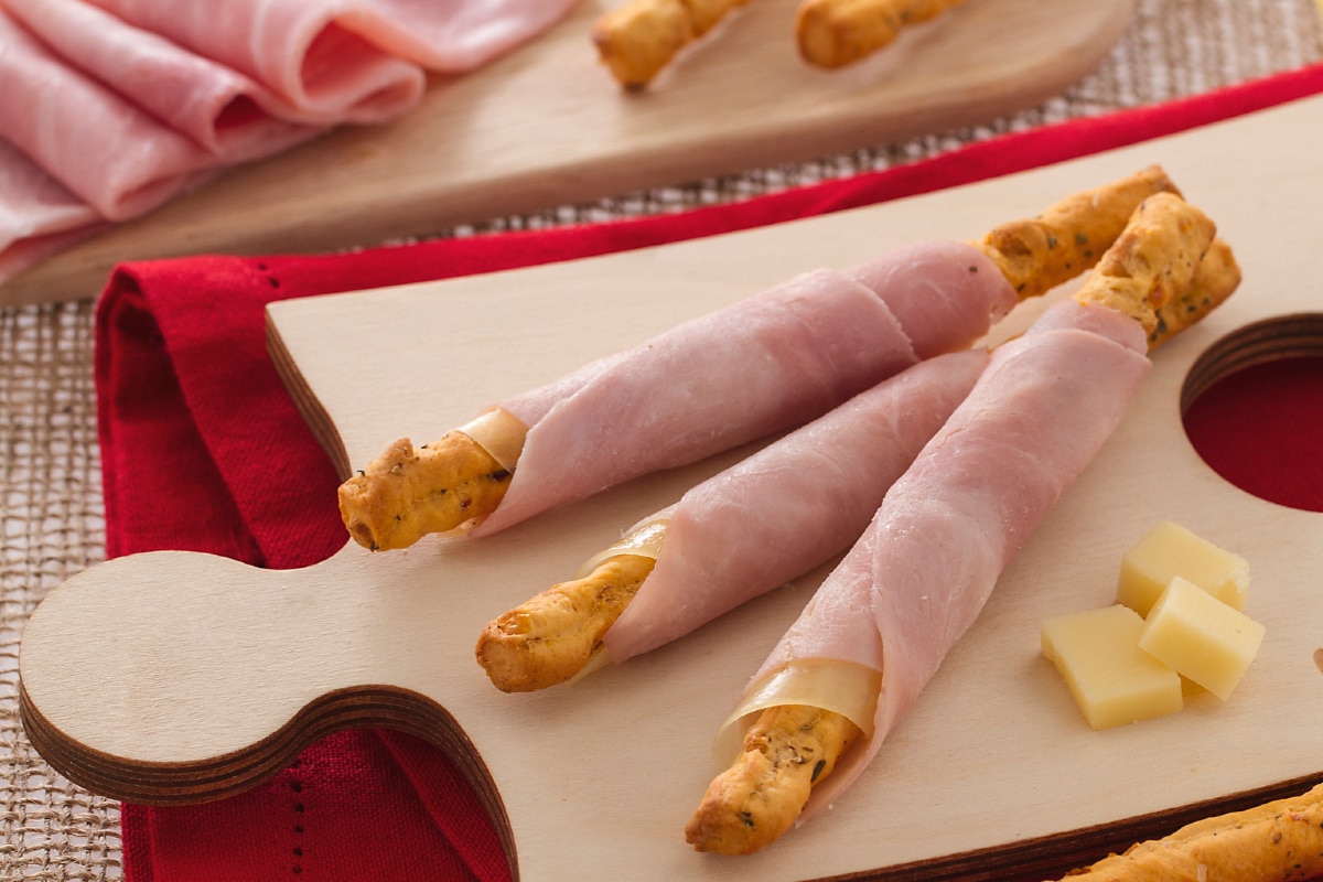 Torsades au four avec jambon et Emmental
