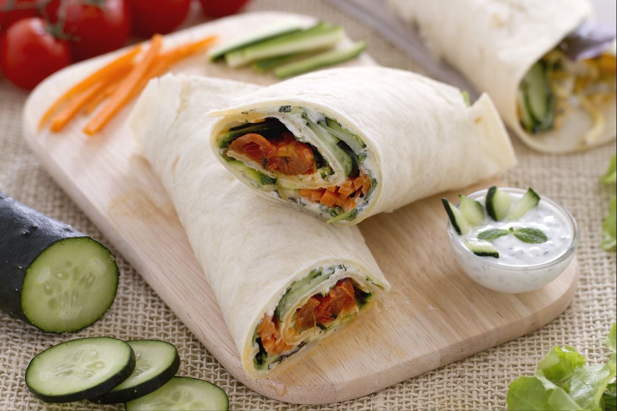 Wrap végétarien
