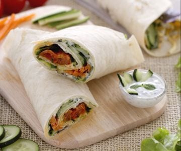 Wrap végétarien