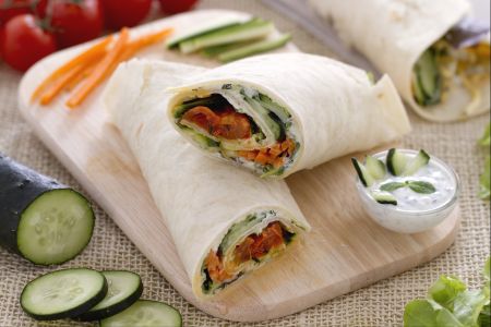 Wrap végétarien