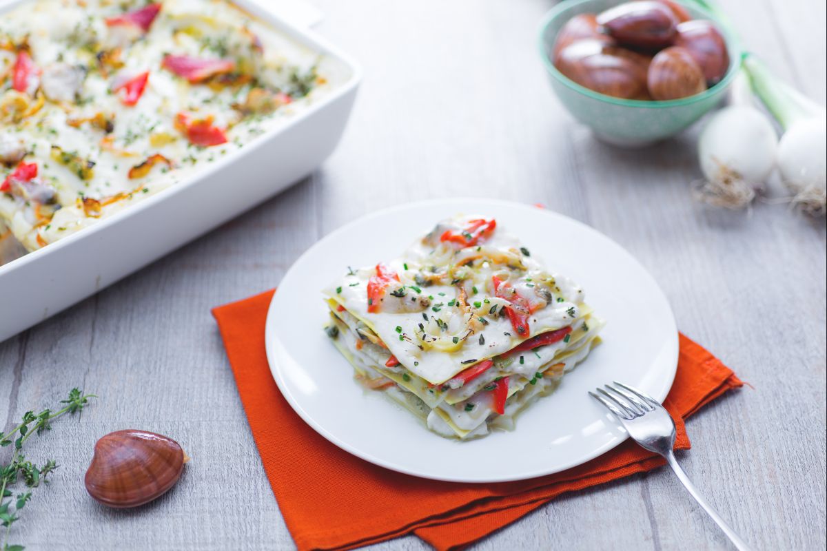 Lasagnes aux pétoncles