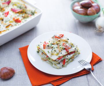 Lasagnes aux pétoncles