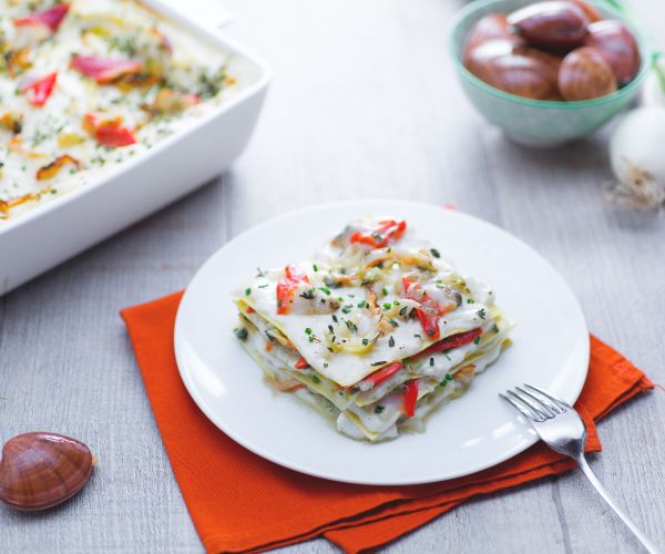 Lasagnes aux pétoncles