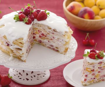Gâteau de crêpes sucrées
