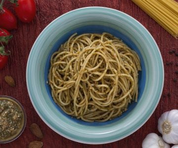 Spaghetti au pesto de Trapani