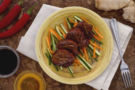 Filet de porc au miel et gingembre
