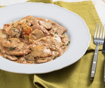 Escalopes aux cèpes