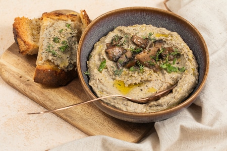 Houmous de champignons