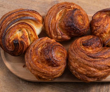 Roses en pâte feuilletée